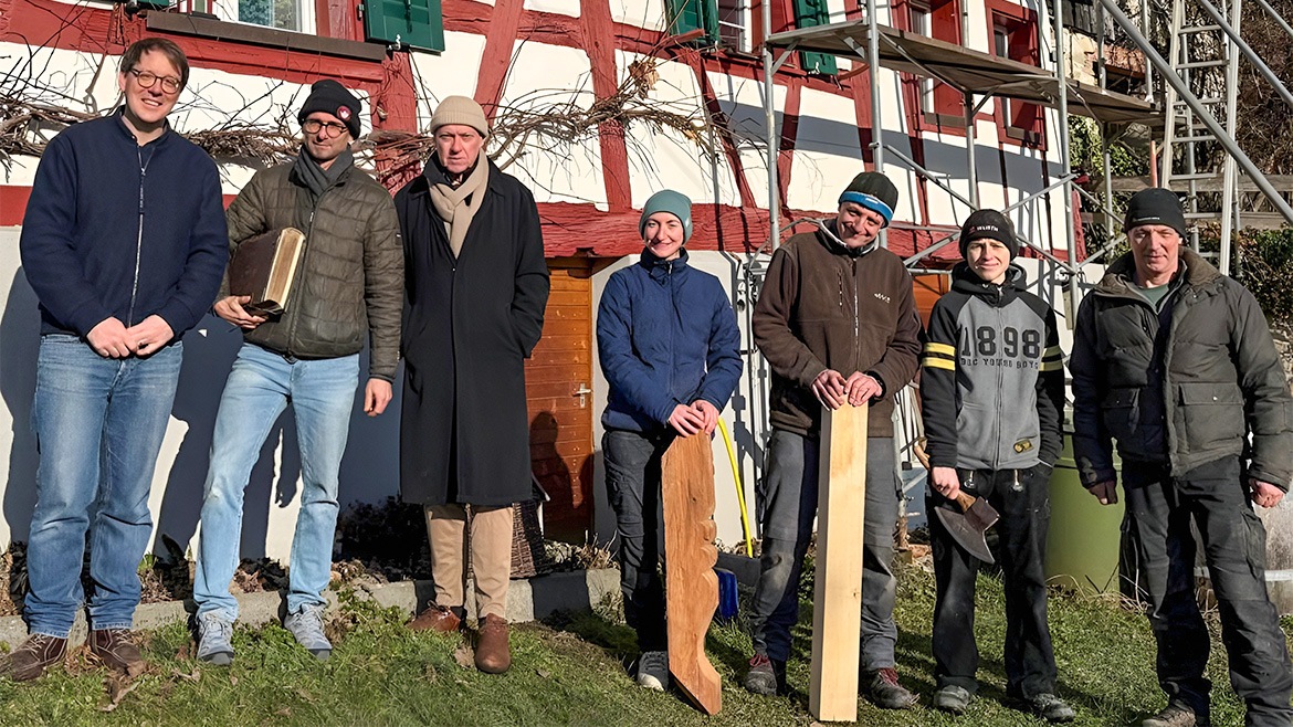 Gruppenfoto Zehntscheune Beggingen